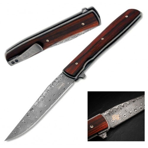 Boker Plus Urban Trapper Damasco Cocobolo 01bo176dam