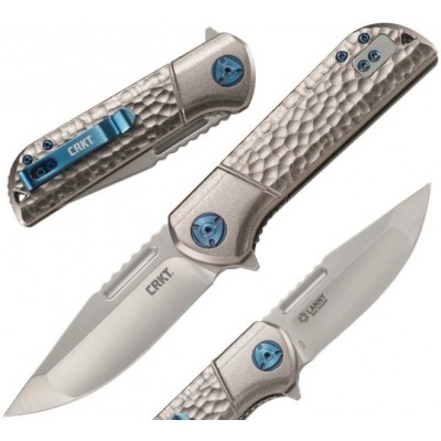 Crkt Lanny Linerlock Silver cr6525 Crkt Lanny Linerlock Silver cr6525