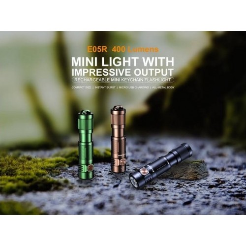 Fenix Mini Linterna E05R 400 lumens