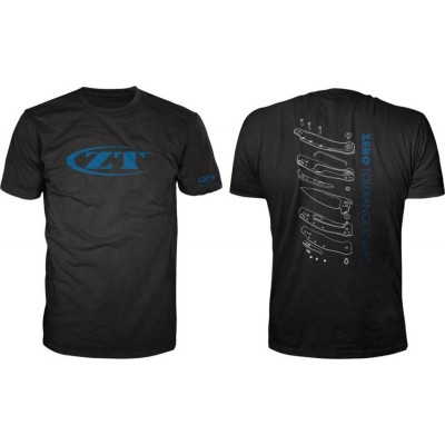Zero Tolerance T-Shirt Exploded View Size L zt2021l Zero Tolerance T-Shirt Exploded View Size L zt2021l