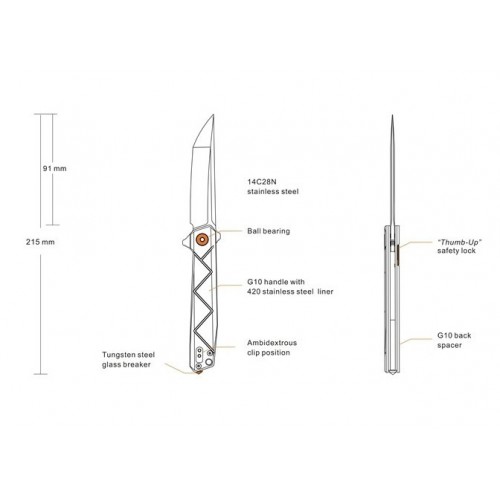 Ruike P127CB Fibra Carbono