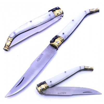 Navaja Albacete Nacarina Latón 95 Navaja Albacete Nacarina Latón 95