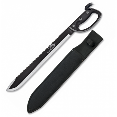 Machete Black Panther Serrated 31812