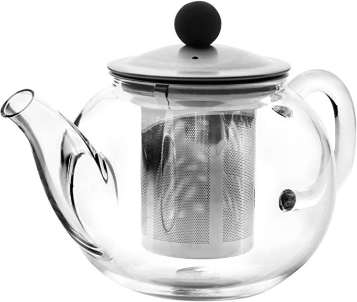 IBILI Elegante glazen theepot met filter, borosilicaat, 800 ml