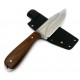 Tony Lopes Carcajou Bowie Brown Micarta