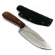 Tony Lopes Carcajou Bowie Brown Micarta