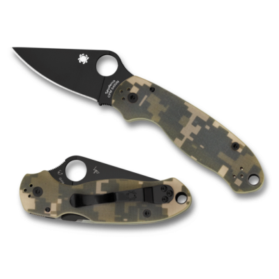 Spyderco Para 3 Digital Camo Black sc223gpcmobk Spyderco Para 3 Digital Camo Black sc223gpcmobk