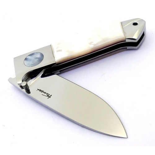 Kansei Matsuno Loveless Drop Point Folder Mother Pearl