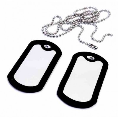 Double Military ID Badge 33027