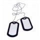 Chapas Identificacion Militar 33027