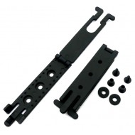 Anclaje MOLLE Soporte Funda Kydex Negro Anclaje MOLLE Soporte Funda Kydex Negro