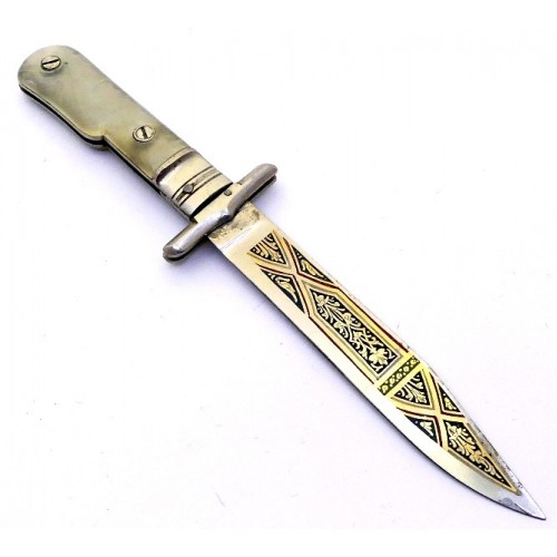 Cuchillo Toledo Plegable Grabado