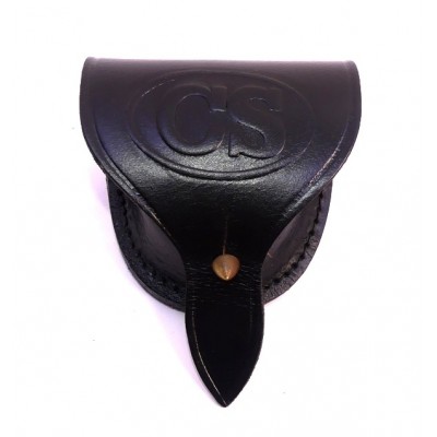 Plain Leather Cap Pouch CS pa7847cs Plain Leather Cap Pouch CS pa7847cs