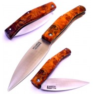 Pallares Busa Stabilized Wood Brown Stainless Pallares Busa Stabilized Wood Brown Stainless
