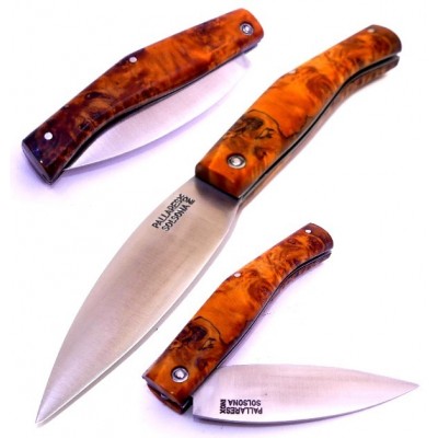 Pallares Busa Stabilized Wood Brown Stainless Pallares Busa Stabilized Wood Brown Stainless