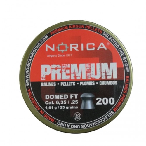 Norica Pellets Premium 6.35 mm. 200 Units