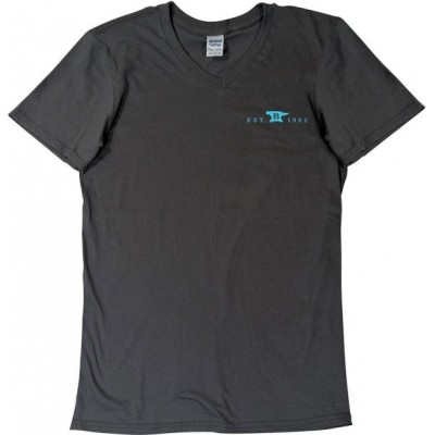 Buck T-Shirt Gray-Teal Talla L bu11274