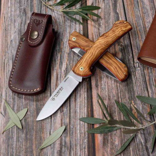 Cudeman Pandora Olive + Sheath 388lf