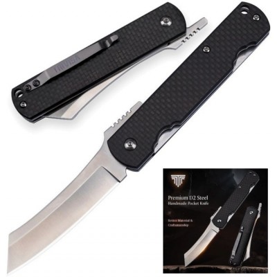 Trivisa Higonokami D2 Carbon Fiber tvjy03dc