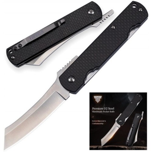 Trivisa Higonokami D2 Carbon Fiber tvjy03dc