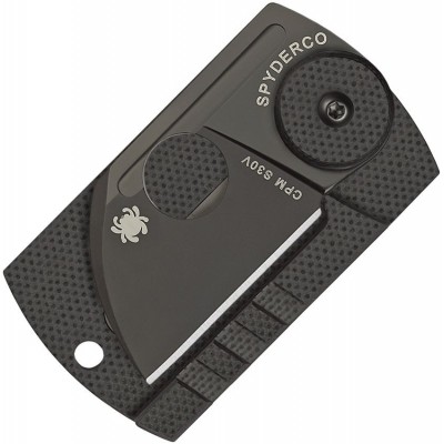 Spyderco Dog Tag Folder sc188cfbbkp Spyderco Dog Tag Folder sc188cfbbkp