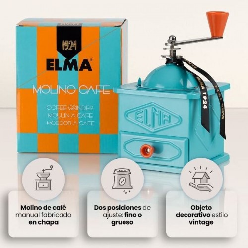 Elma Coffee Grinder Blue 24.16.9