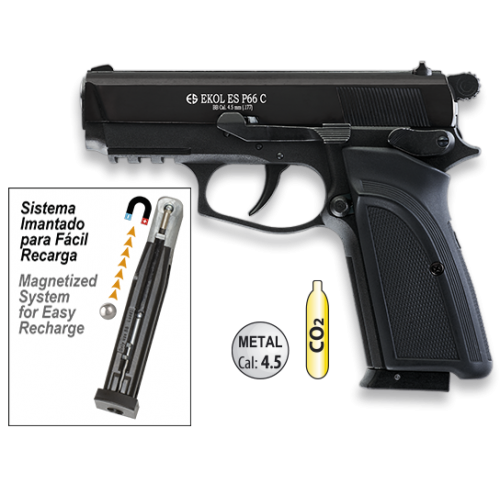 Ekol Voltran ES P66 C Black cal. 4.5 mm. 38396 Ekol Voltran ES P66 C Black cal. 4.5 mm. 38396