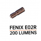 Fenix Linterna E02R 200 lumens