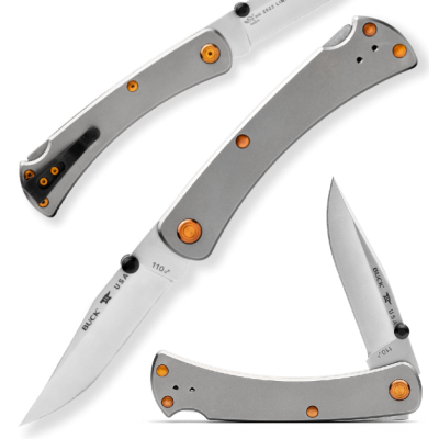 Buck 110 Slim Pro TRX Titanium 2023 Legacy Collection bu0110gysle1-b Buck 110 Slim Pro TRX Titanium 2023 Legacy Collection bu0110gysle1-b