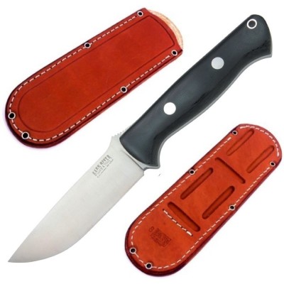 Bark River Bravo 1 Black Canvas Micarta ba111mbc Bark River Bravo 1 Black Canvas Micarta ba111mbc