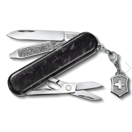 Victorinox Classic SD Brilliant Fibra de Carbono 0.6221.90