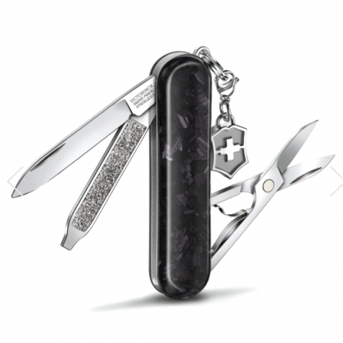 Victorinox Classic SD Brilliant Fibra de Carbono 0.6221.90