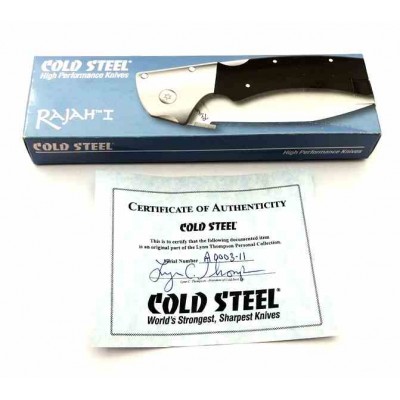 Cold Steel Rajah 1 cs62k Lynn Thompson Private Collection Cold Steel Rajah 1 cs62k Lynn Thompson Private Collection