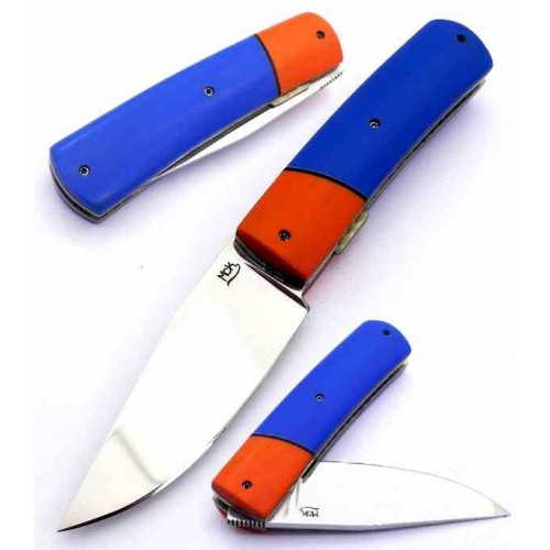 MCK Classic II G10 Orange & Blue