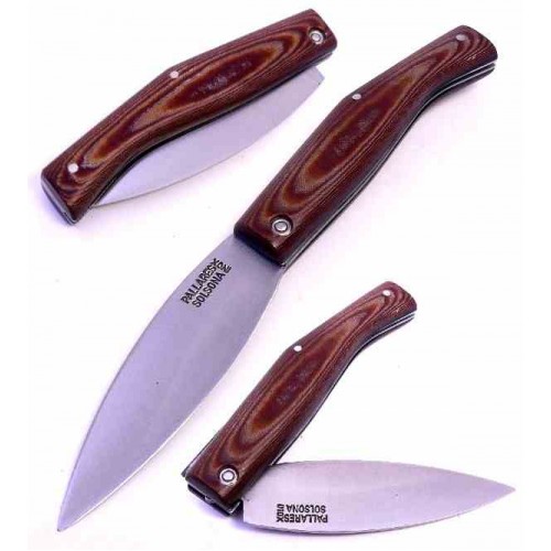 Pallares Busa Micarta Marron Inoxidable