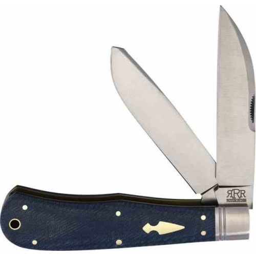 Rough Rider Heavy Trapper Denim Micarta rrr011