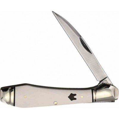 Rough Rider Wharncliffe Folder White rr2308