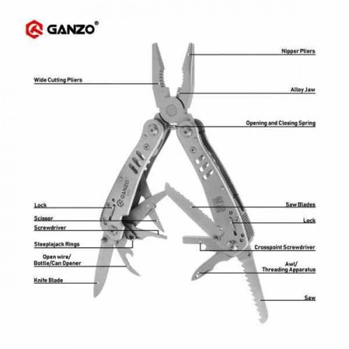 Ganzo Multiherramienta G301