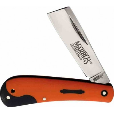 Marbles Folding Razor Orange G10 mr595