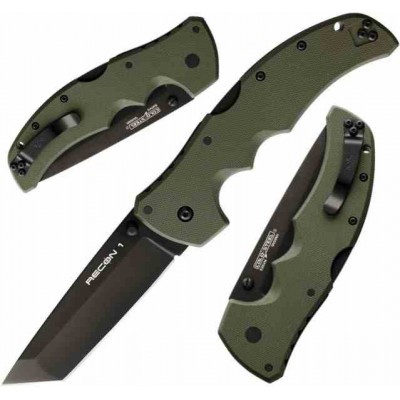 Cold Steel Recon 1 Tanto OD cs27btodbk Cold Steel Recon 1 Tanto OD cs27btodbk