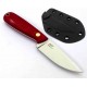 Brisa Necker Plano Micarta Roja Kydex 004-9819-1512