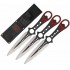 Set 3 Cuchillos Lanzar Skull mi205