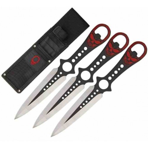 Skull Throwing Knife Set mi205