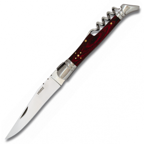Laguiole Red Flip Knife 10659