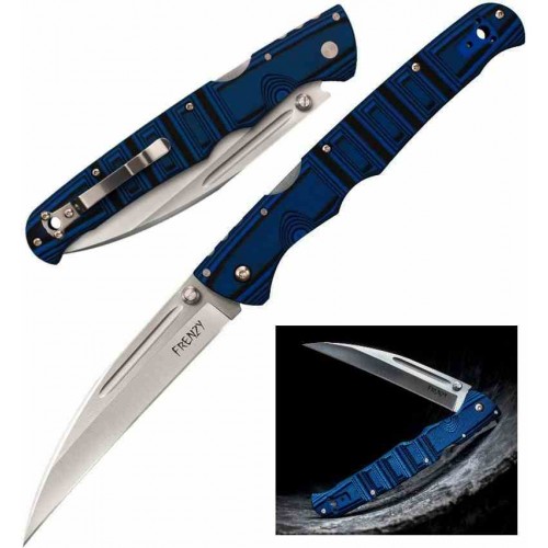 Cold Steel Frenzy II Blue Black cs62p2a