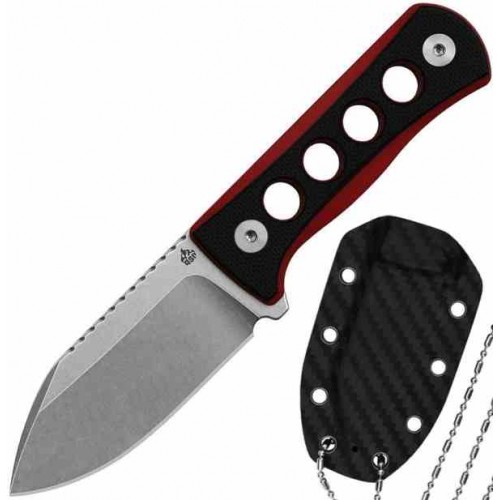 QSP Canary Neck Knife Red qs141b1