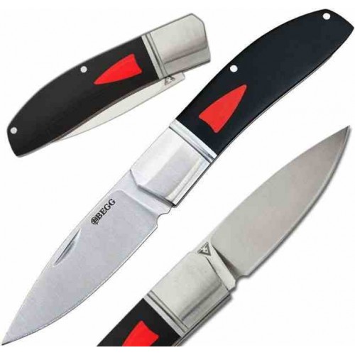 Begg Drop Point Black Widow bg040