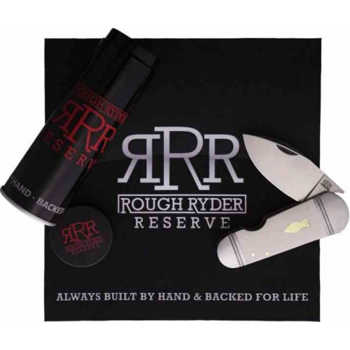 Rough Rider Ghost Fish White Micarta rrr040