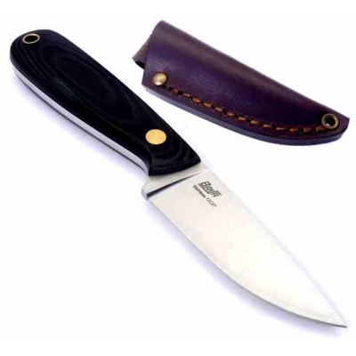Brisa Necker Plain Black Micarta Leather 006-9803-1549 Brisa Necker Plain Black Micarta Leather 006-9803-1549