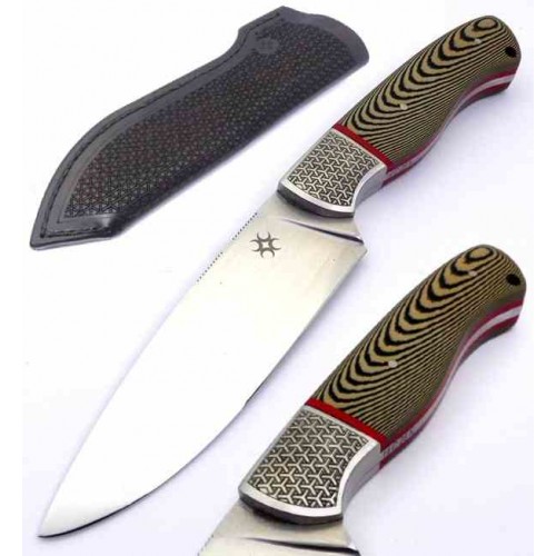 Lunanova Hunter Bolster Green Micarta